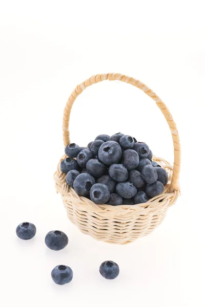 Blueberry basket — Stock Photo, Image