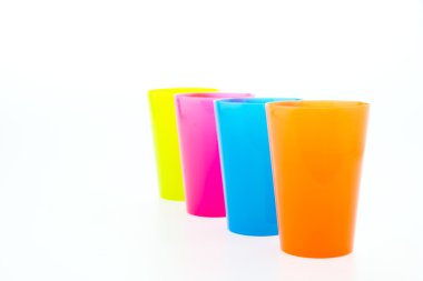 renkli plastik cam