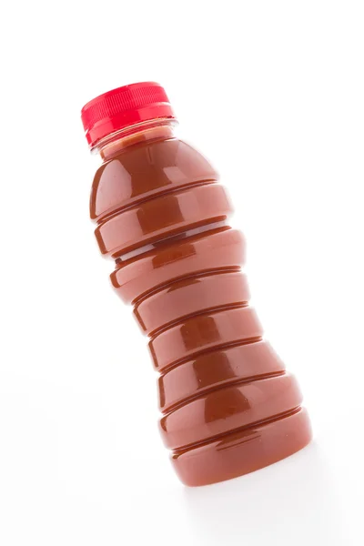 Tomato juice bottle — Stock Photo, Image