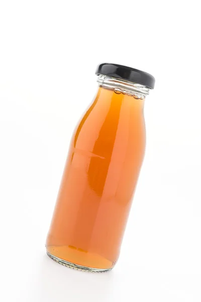 Apple juice bottle — Stock Photo, Image