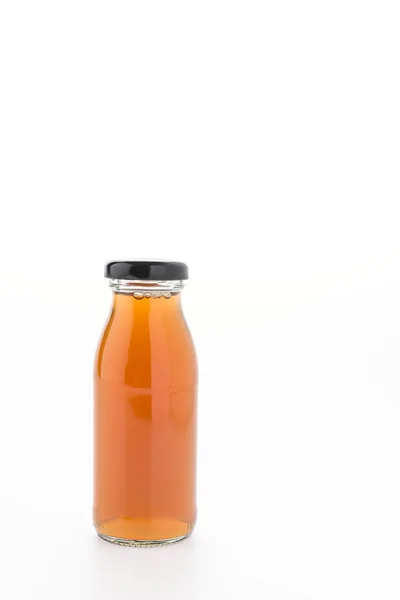 Apple juice flaska — Stockfoto