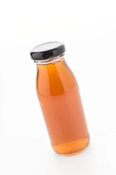 Apple juice fles — Stockfoto