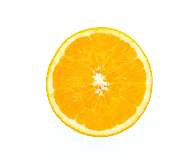 Orange isolé sur blanc — Photo