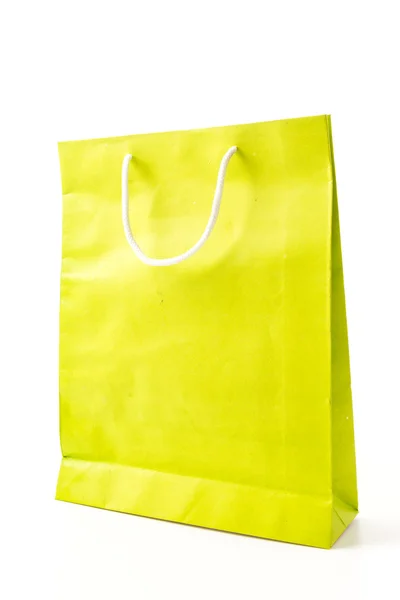 Borsa shopping isolata su bianco — Foto Stock