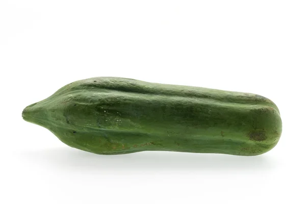 Green papaya isolated on white — Stock Photo, Image