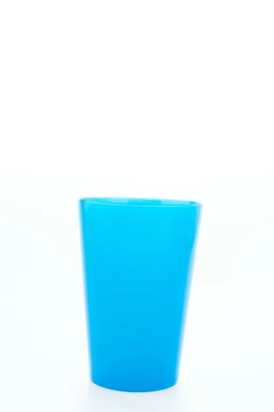 Färgglada plast glas — Stockfoto