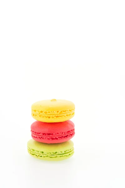 Macaron isolato su sfondo bianco — Foto Stock