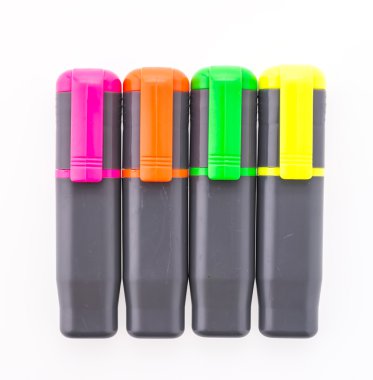 beyaz arkaplanda izole edilmiş kalem