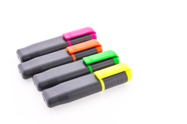 beyaz arkaplanda izole edilmiş kalem