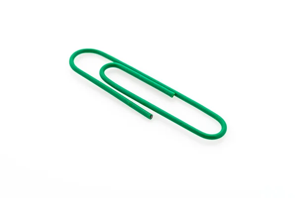 Paper clip isolated on white background — Stock Photo, Image