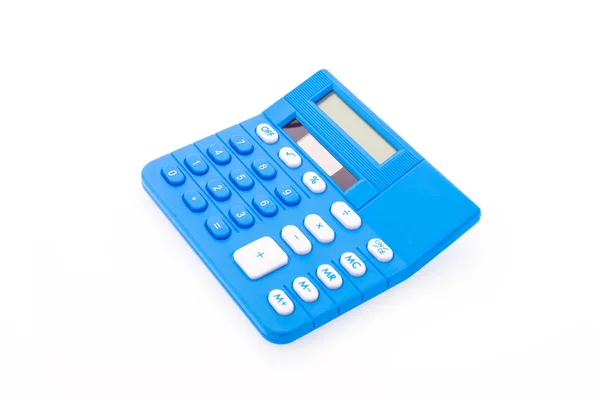 Calculator geïsoleerd op witte achtergrond — Stockfoto