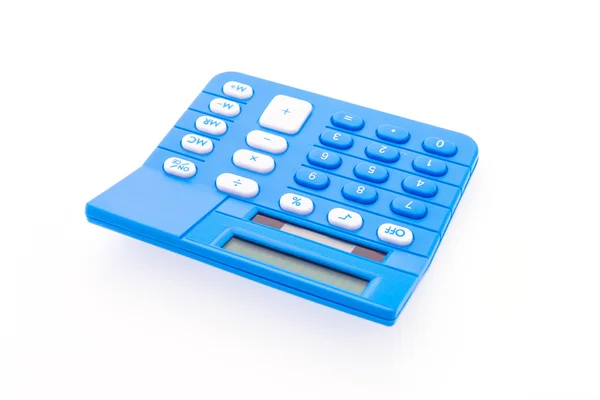 Calculator isolerad på vit bakgrund — Stockfoto