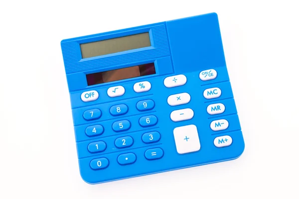 Calculadora isolada no fundo branco — Fotografia de Stock
