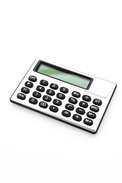 Calculator geïsoleerd op witte achtergrond — Stockfoto