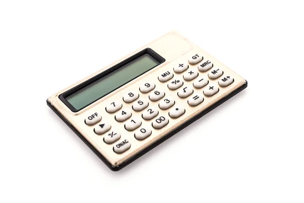 Calculator isolerad på vit bakgrund — Stockfoto