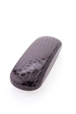 Beyaz arka plan üzerinde izole göz gözlük dava