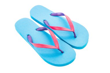 parmak arası terlik beyaz arkaplanda izole edildi