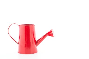 Beyaz arka plan üzerinde izole kap sulama