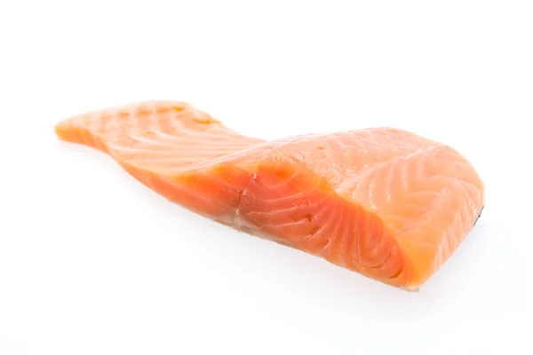 Zalm vlees geïsoleerd op wit — Stockfoto