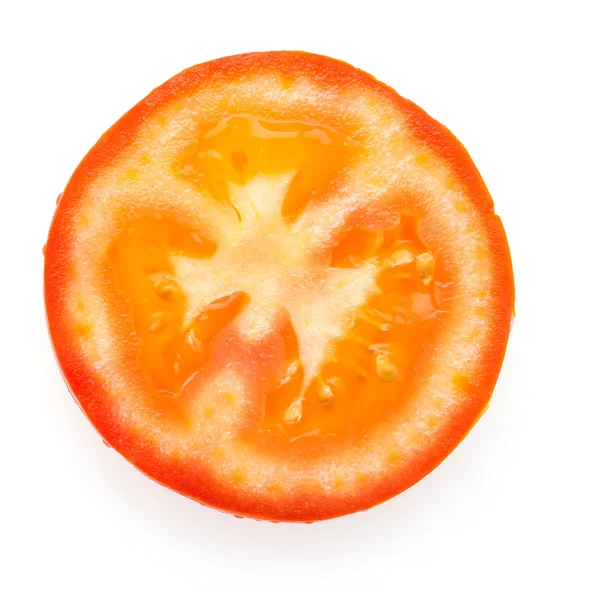 Tomate isolado em branco — Fotografia de Stock