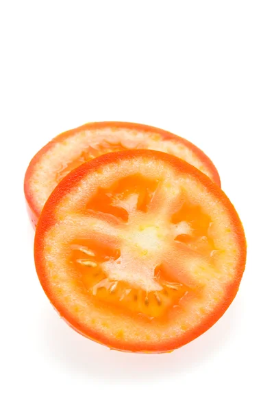 Tomate aislado sobre blanco — Foto de Stock