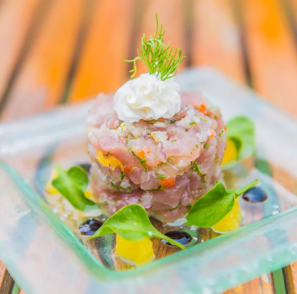 Tonfisk tartar — Stockfoto