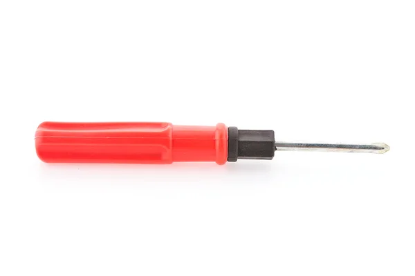 Screw driver isolated on white background — Stock Photo, Image