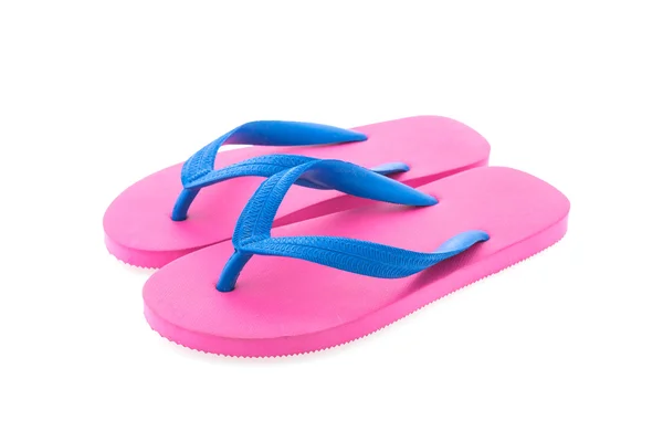 Flip flop isolé sur fond blanc — Photo