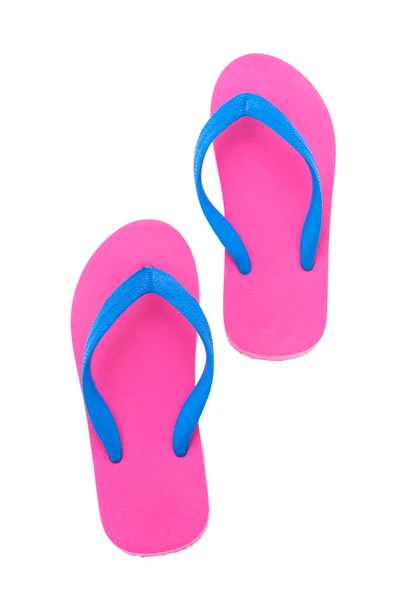 Flip flop isolé sur fond blanc — Photo