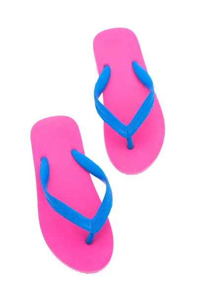 Flip flop isolado no fundo branco — Fotografia de Stock