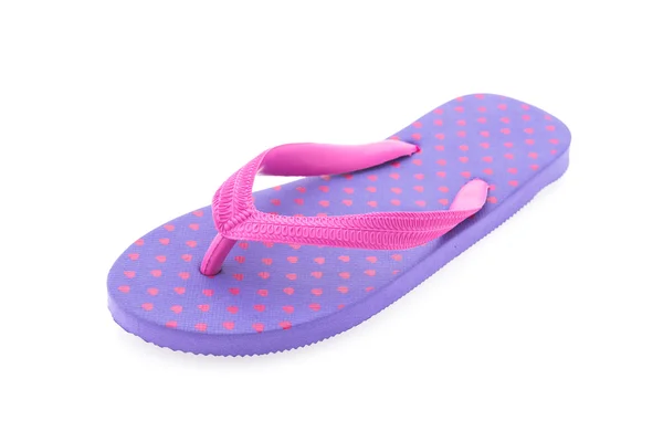 Flip flop isolé sur fond blanc — Photo