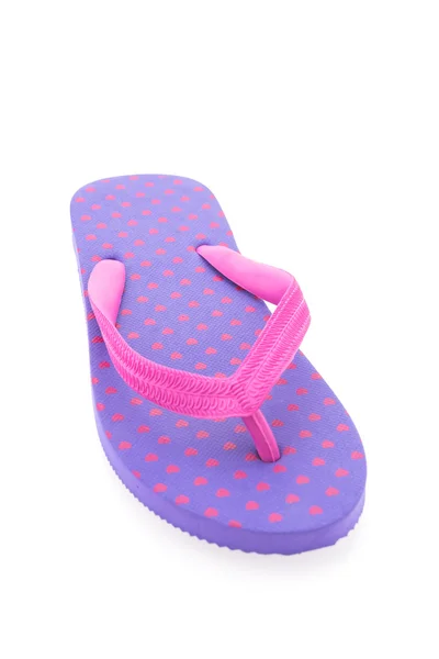 Flip flop isolado no fundo branco — Fotografia de Stock