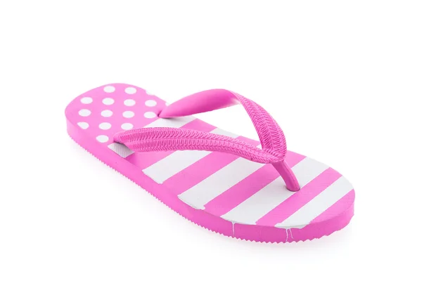 Flip flop isolado no fundo branco — Fotografia de Stock