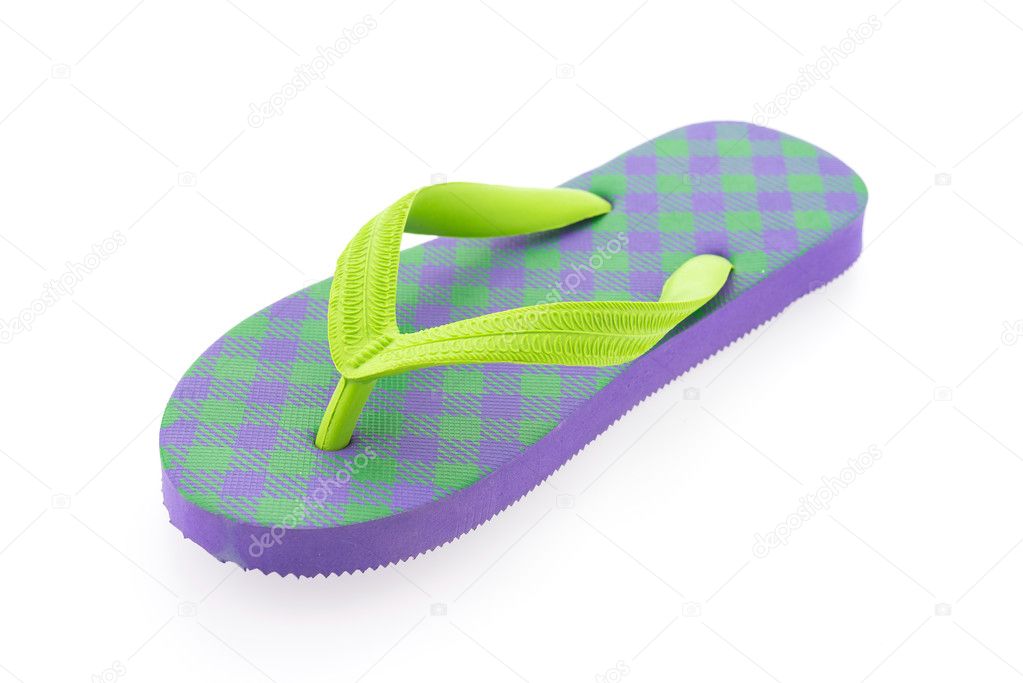 Flip flop isolated on white background