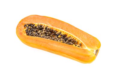 beyaz izole papaya