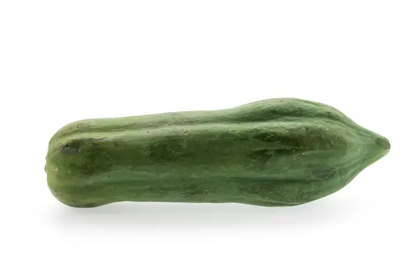 Green papaya isolated on white — Stock Photo, Image