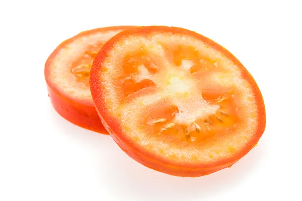 Tomate isolado em branco — Fotografia de Stock