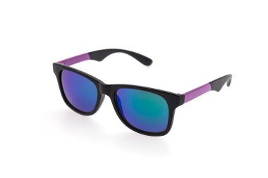 güneş gözlüğü gözlük üzerine beyaz izole