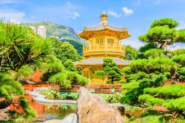 Altın Çin Pavyonu hong kong park 