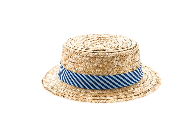 Straw hat isolated on white — Stock Photo, Image