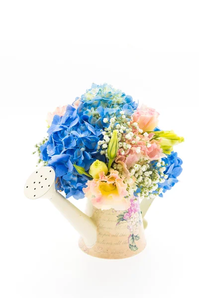 Strauß Blume Hortensie isoliert auf weiß — Stockfoto