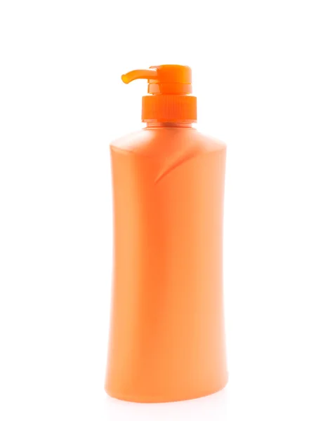 Fles lotion geïsoleerd op wit — Stockfoto