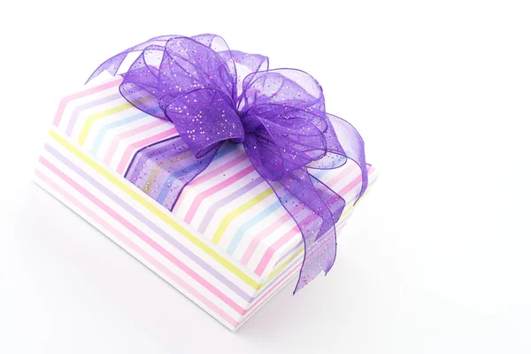 Gift box isolated on white background — Stock Photo, Image