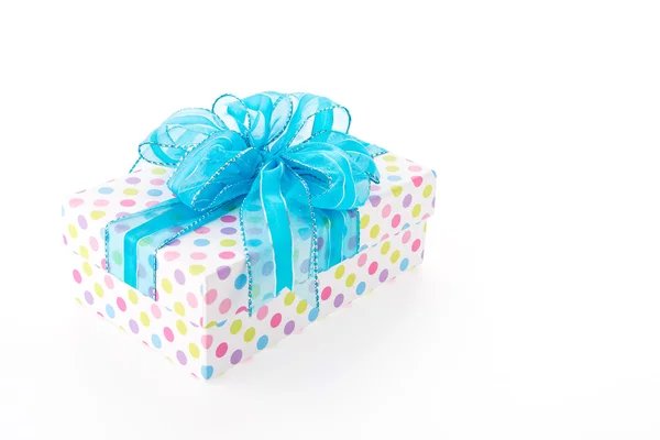 Gift box isolated on white background — Stock Photo, Image