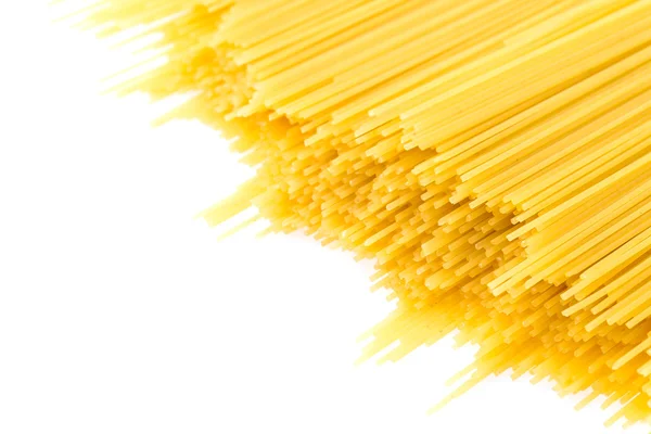 Pasta isolata su fondo bianco — Foto Stock