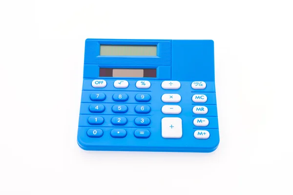 Calculator isolerad på vit bakgrund — Stockfoto