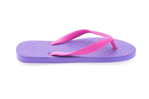 Flip flop isolé sur fond blanc — Photo