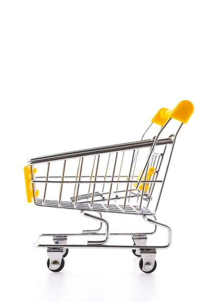 Shopping cart isolated on white background — Stock Photo, Image