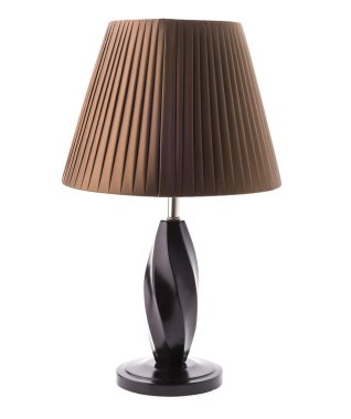 Masa lambası beyaz üzerine izole