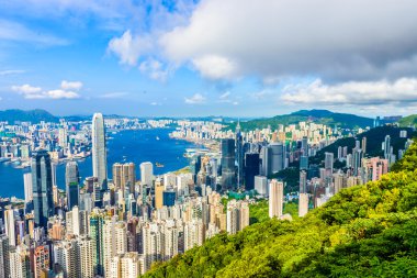 Hong kong-Ağustos 8: victoria Limanı Ağustos 8 sahne, 